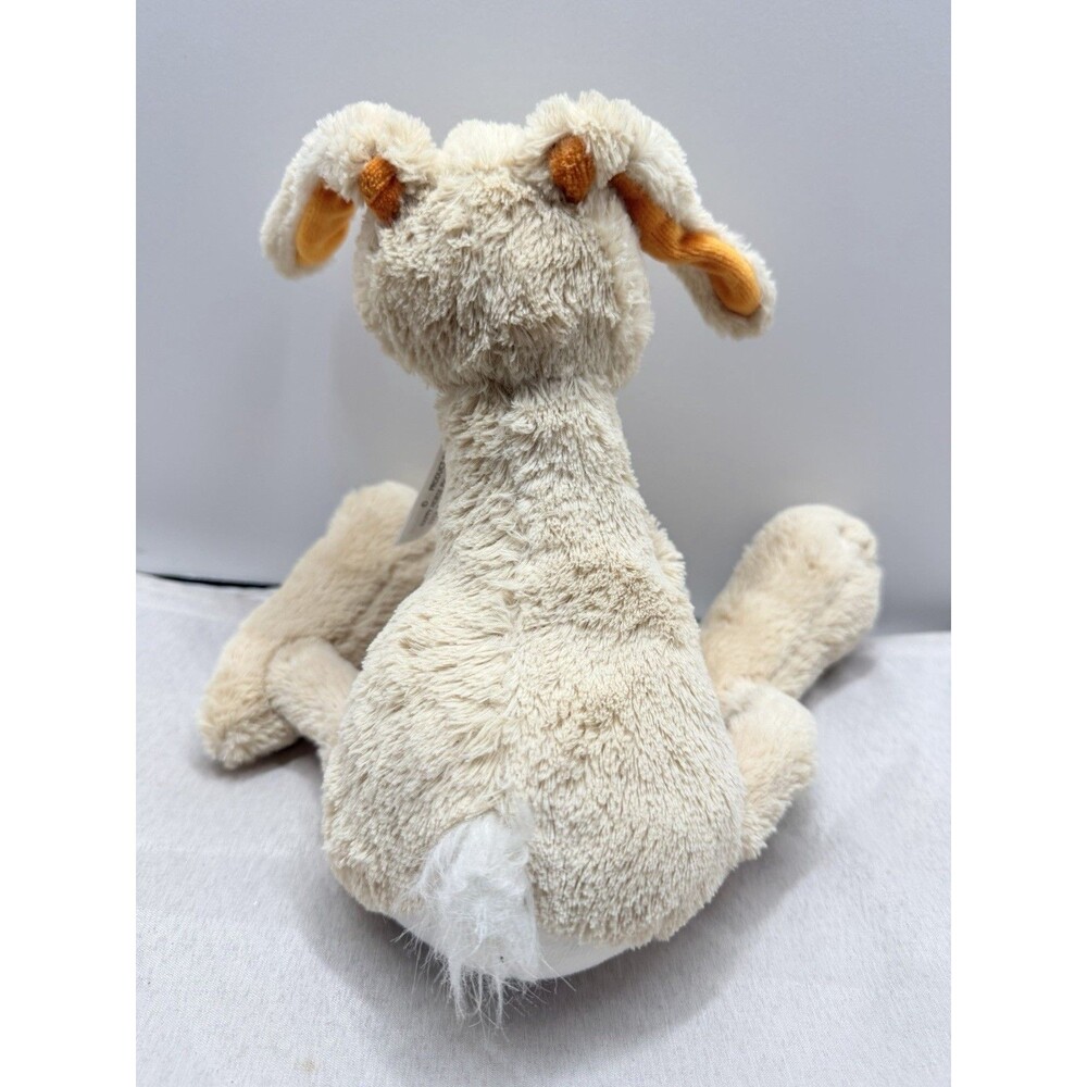 Happy Horse Bunny Rabbit Plush 11” Tan Stuffed Toy Big Feet Sewn Eyes Washable - Picture 4 of 11